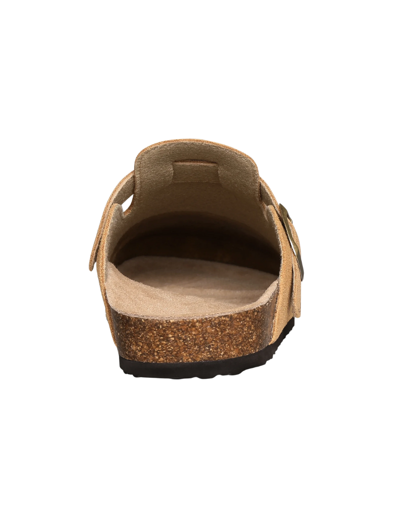OLD MONEY HERITAGE SUEDE CLOGS