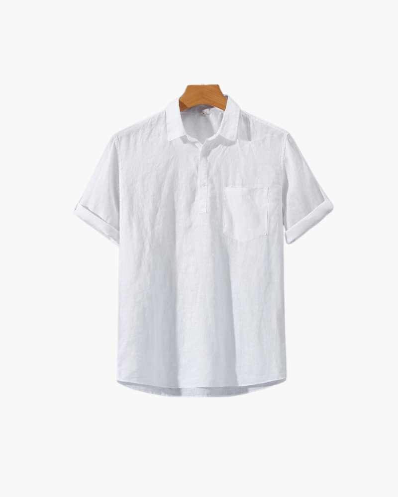 OLD MONEY RIVIERA POLO - 100% LINEN