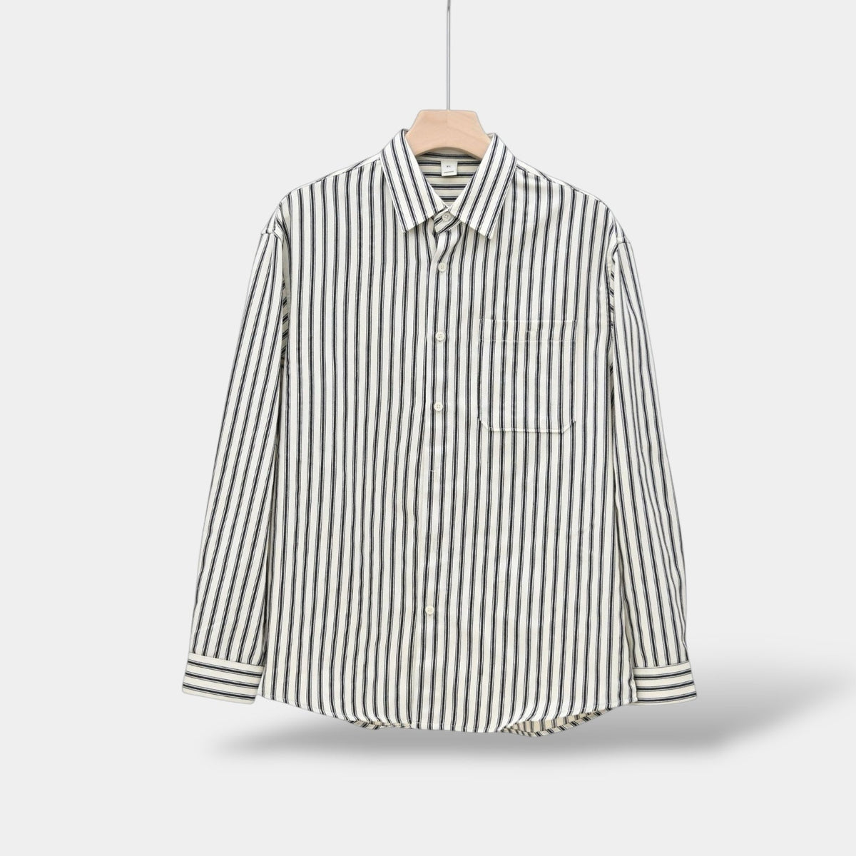 OLD MONEY Striped Long Sleeve Shirt