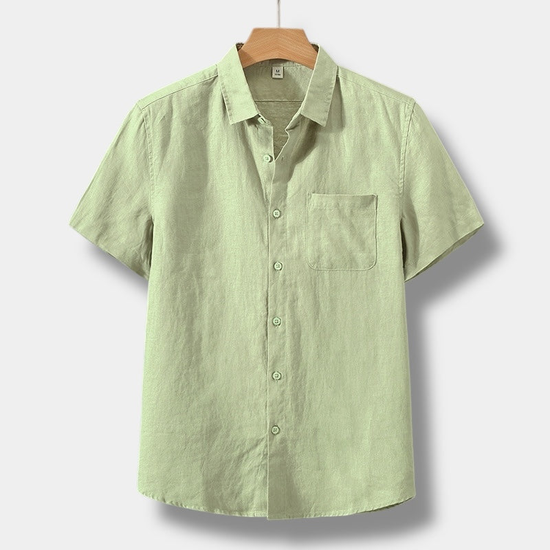 OLD MONEY LINEN SHORT SLEEVE SHIRT