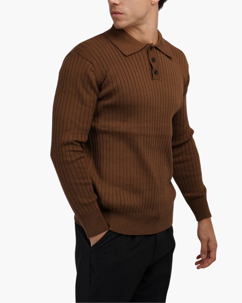 OLD MONEY LONG SLEEVE POLO
