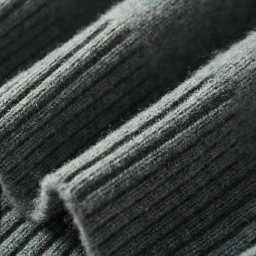 OLD MONEY Merino Wool Turtleneck Sweater