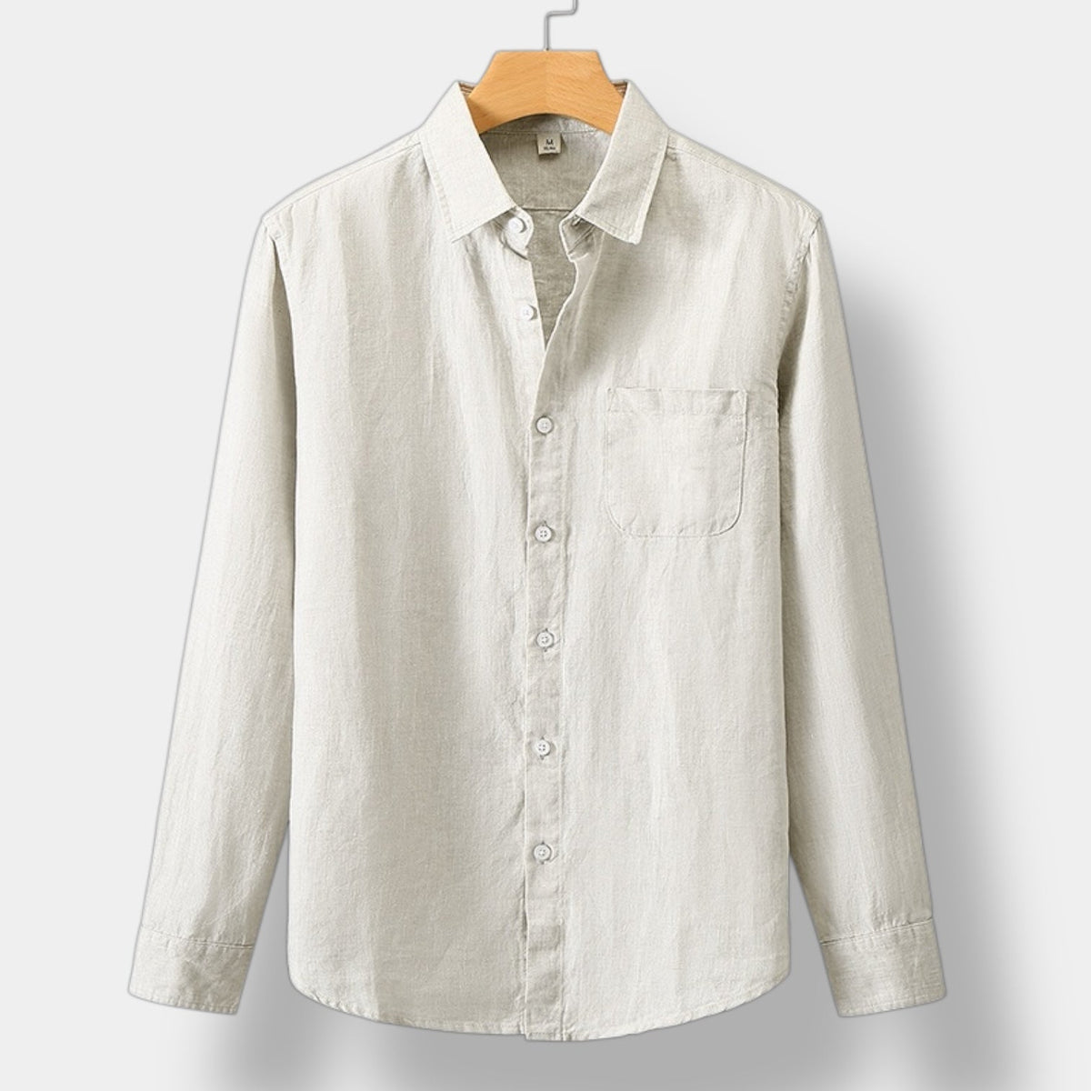 OLD MONEY LINEN LONG SLEEVE SHIRT