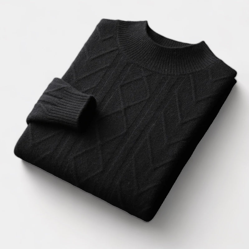 OLD MONEY Merino Wool Tressed Sweater