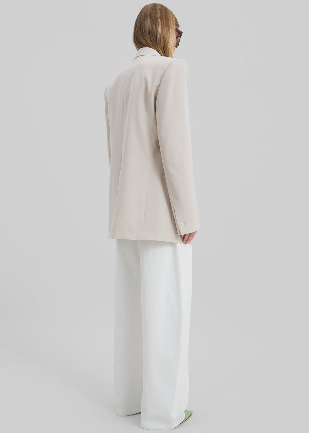 Monterey Structured Blazer - Faded Pink