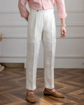 OLD MONEY PLEATED PANT - 100% LINEN
