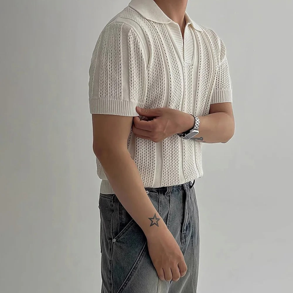 OLD MONEY Knitted Polo