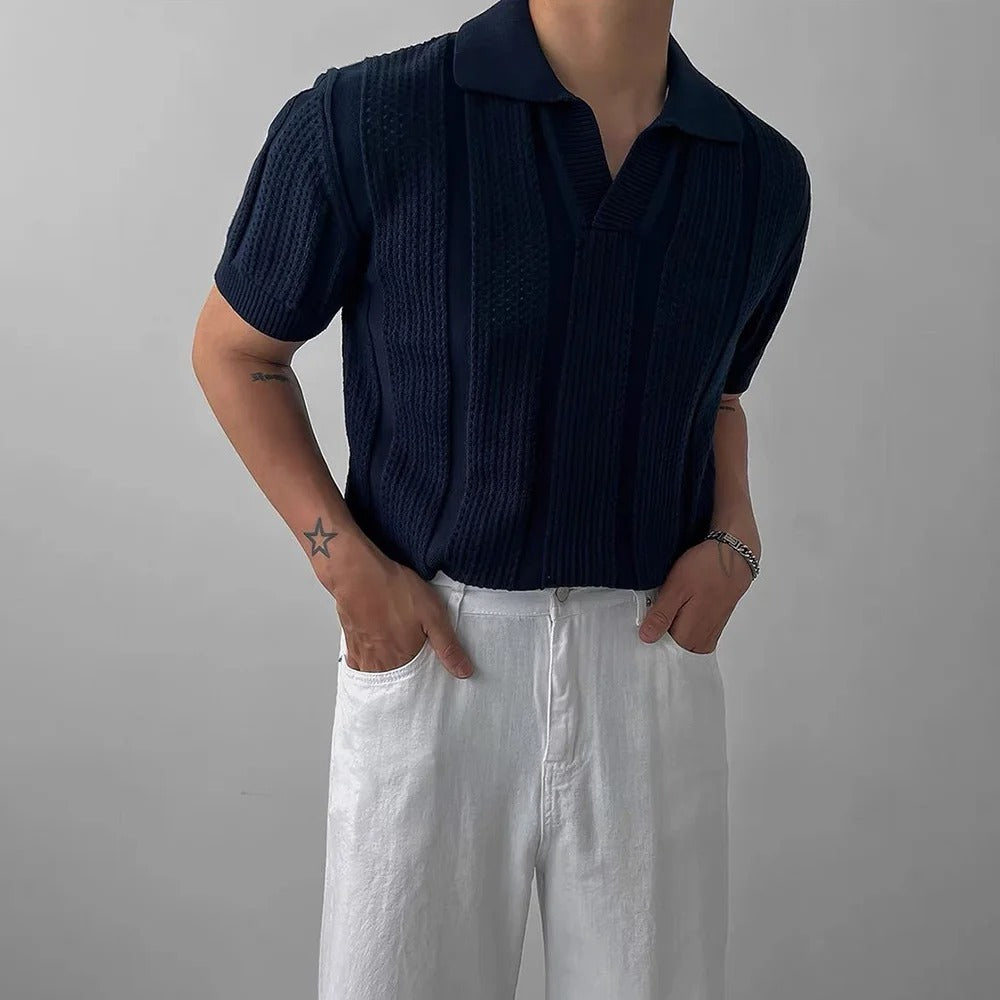OLD MONEY Knitted Polo