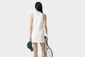 Monceau Dress - White/Forest
