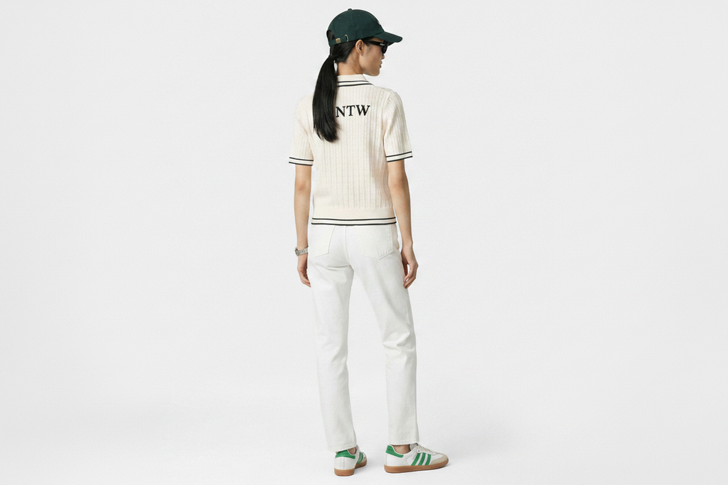 NNTW Tennis Knit - Ecru/Forest