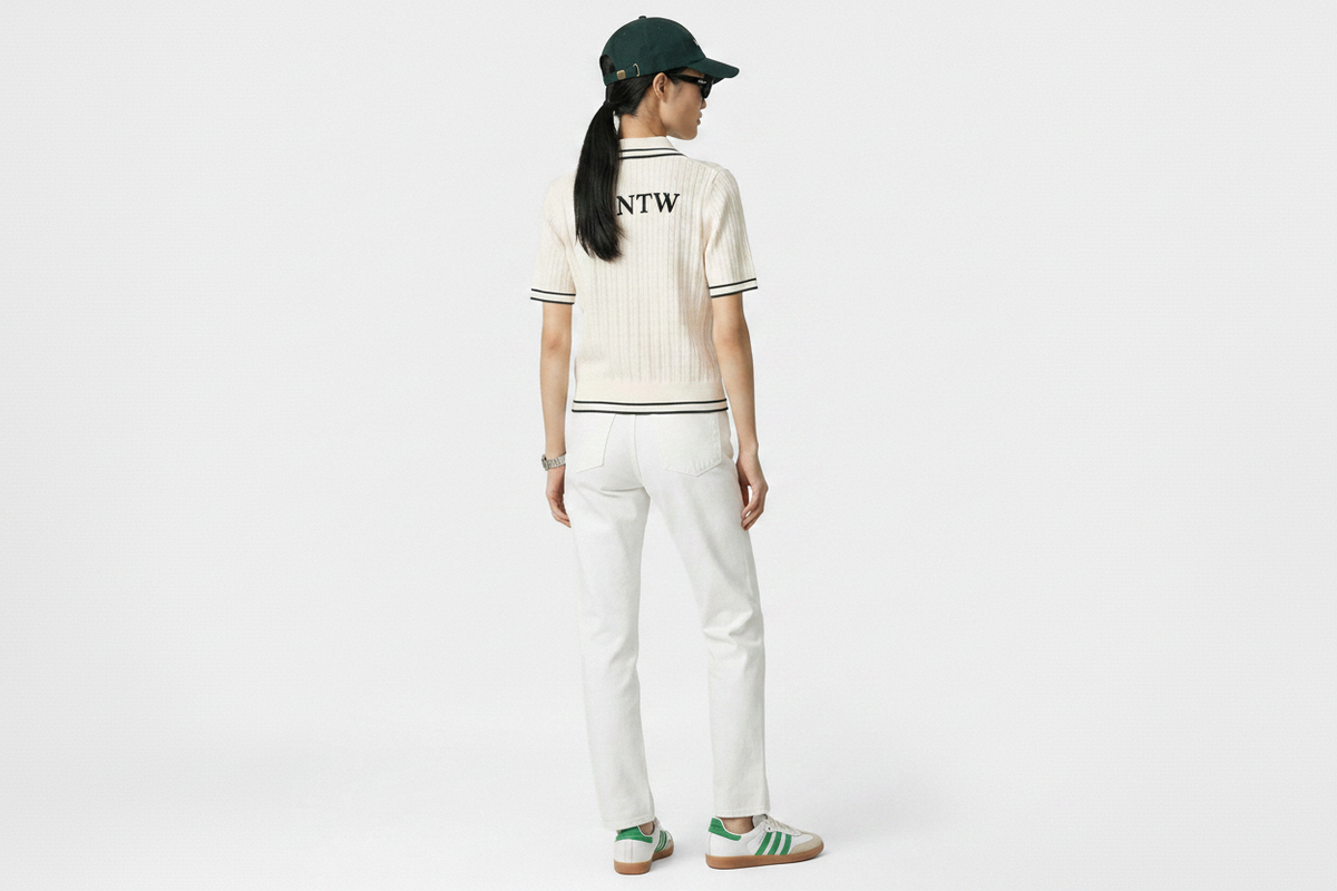 NNTW Tennis Knit - Ecru/Forest